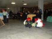 ukázka ošetření a poskytnutí první pomoci