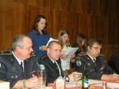 čtení zprávy o činnosti mladých hasičů za rok 2014